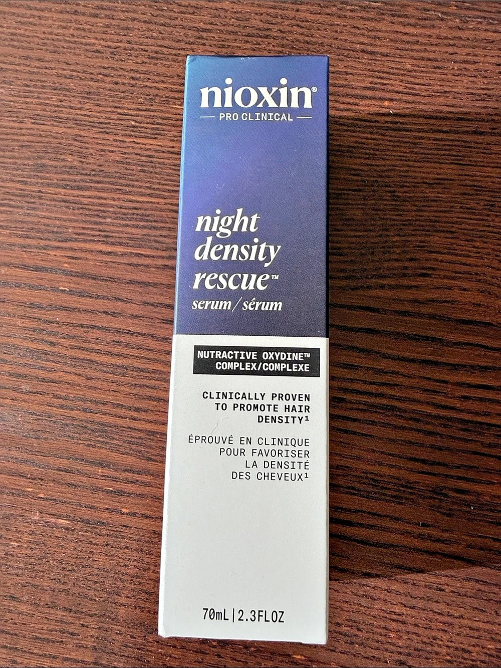 NWT Nioxin Night Density Rescue Serum 70ml Hair Serum 70 mL